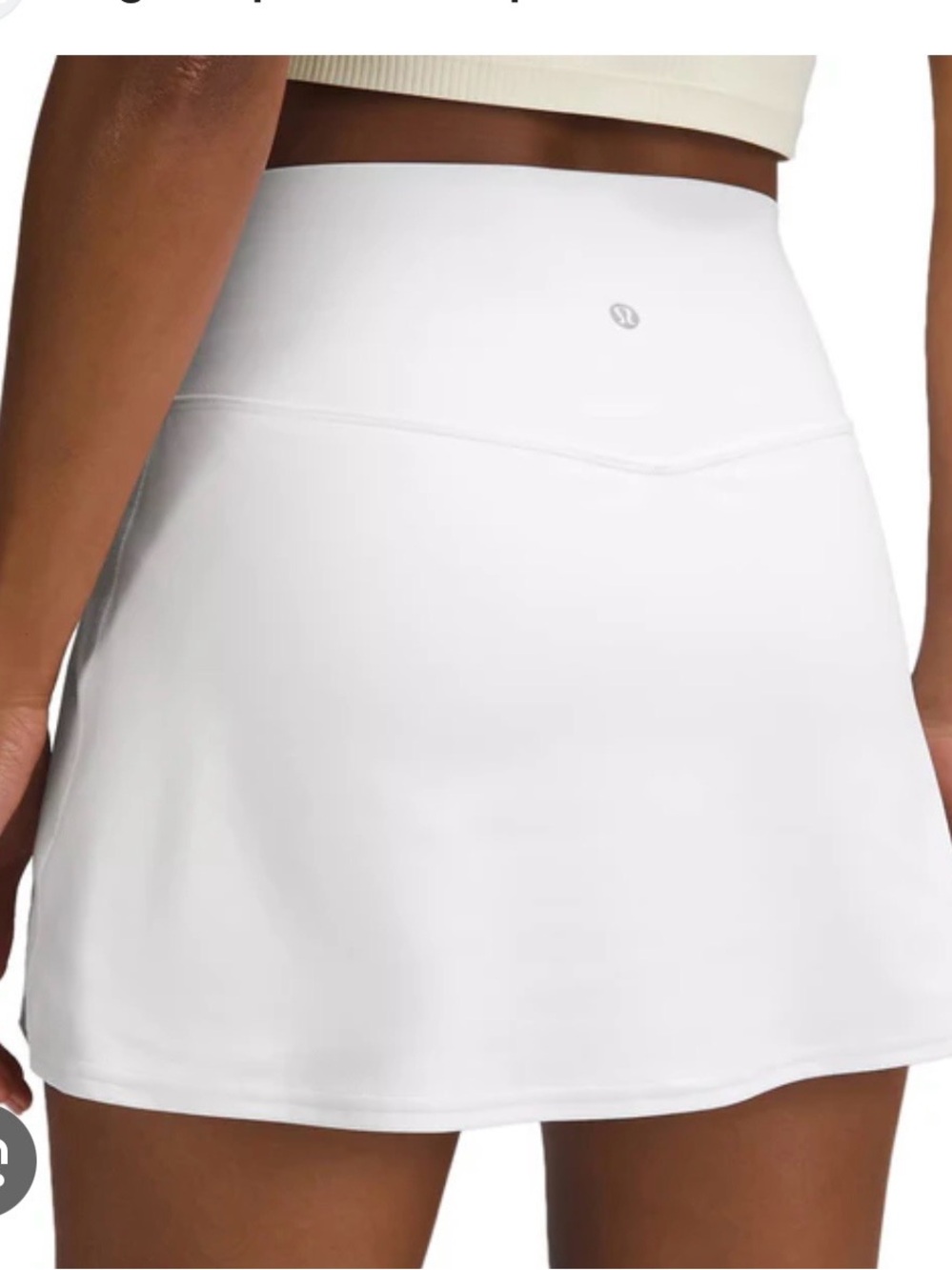 Lululemon White Align HR Skirt